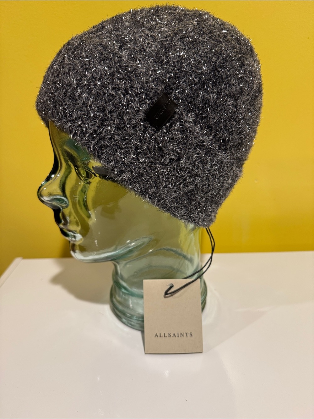 All Saints Kids Sparkle Beanie - Charcoal Gray